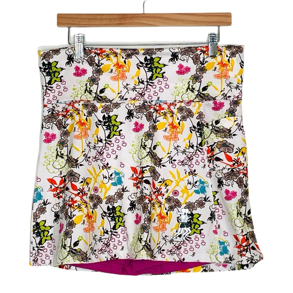 Running Skirts Fleurs Athletic Skirt Wide Waistband Running Skort Size Large